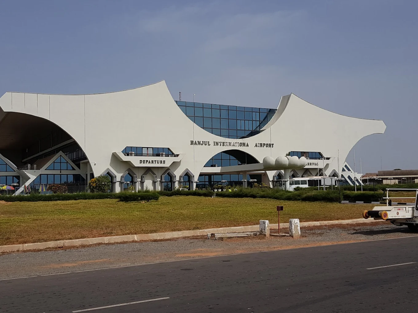 Banjul International Airport main entrance